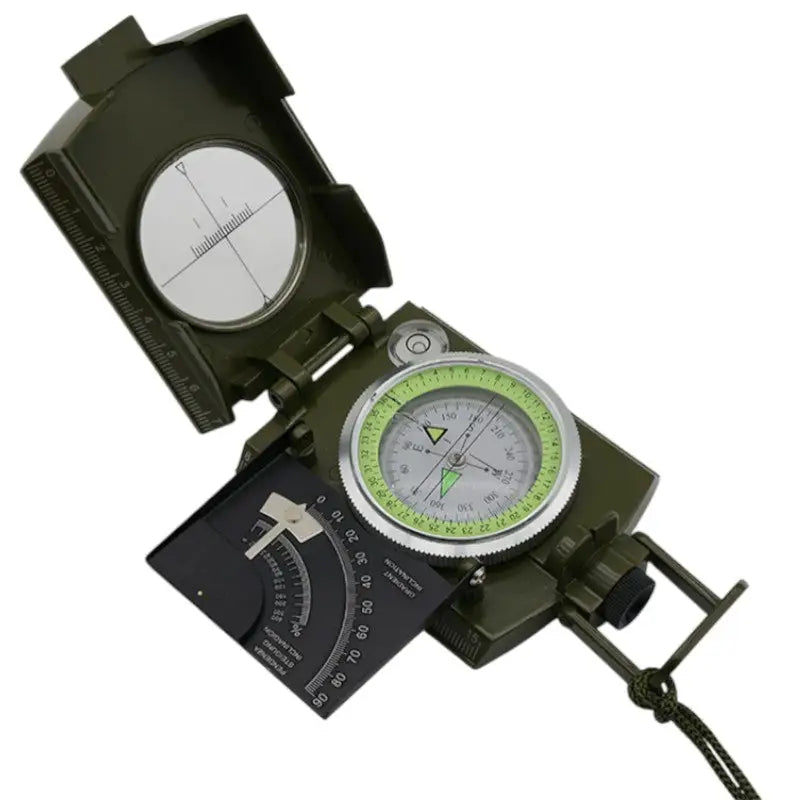 Boussole survie analogique militaire compacte
