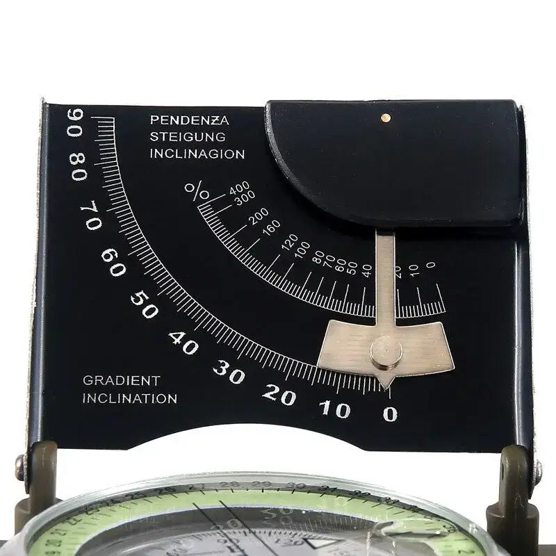 Boussole survie analogique militaire compacte