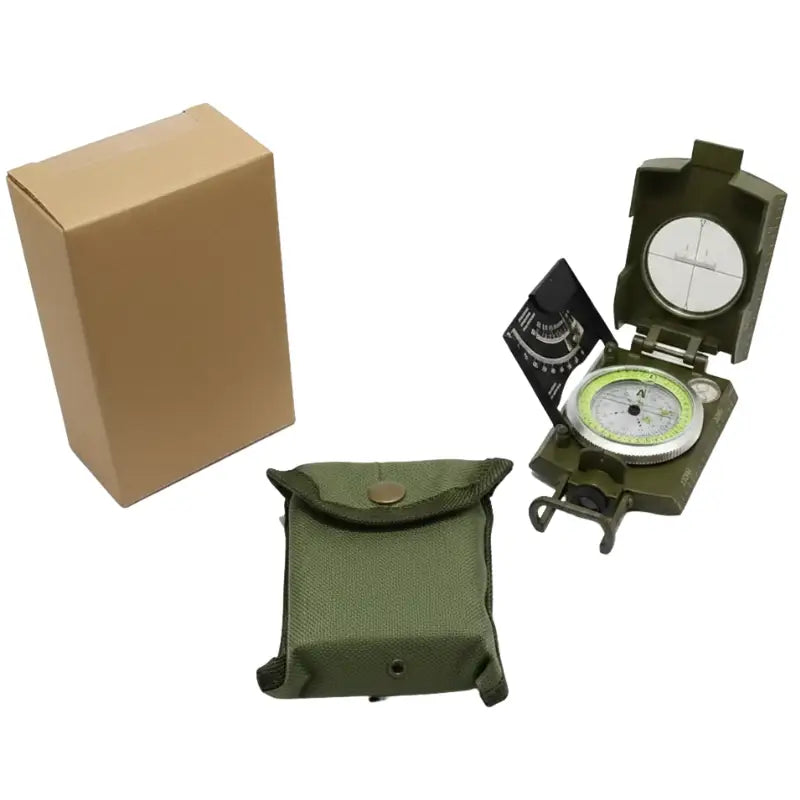 Boussole survie analogique militaire compacte