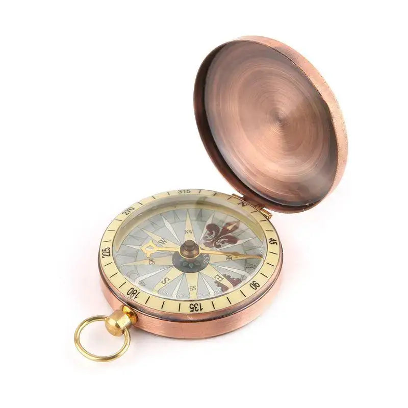 Boussole survie cuivre fonctionnelle outdoor