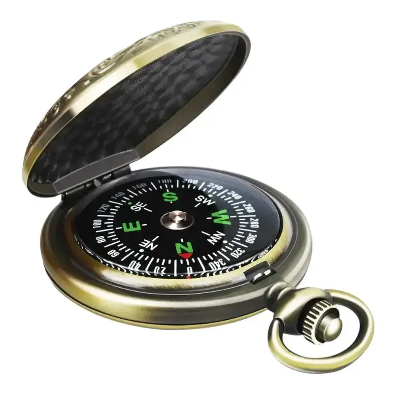 Boussole vintage style montre gousset décorative