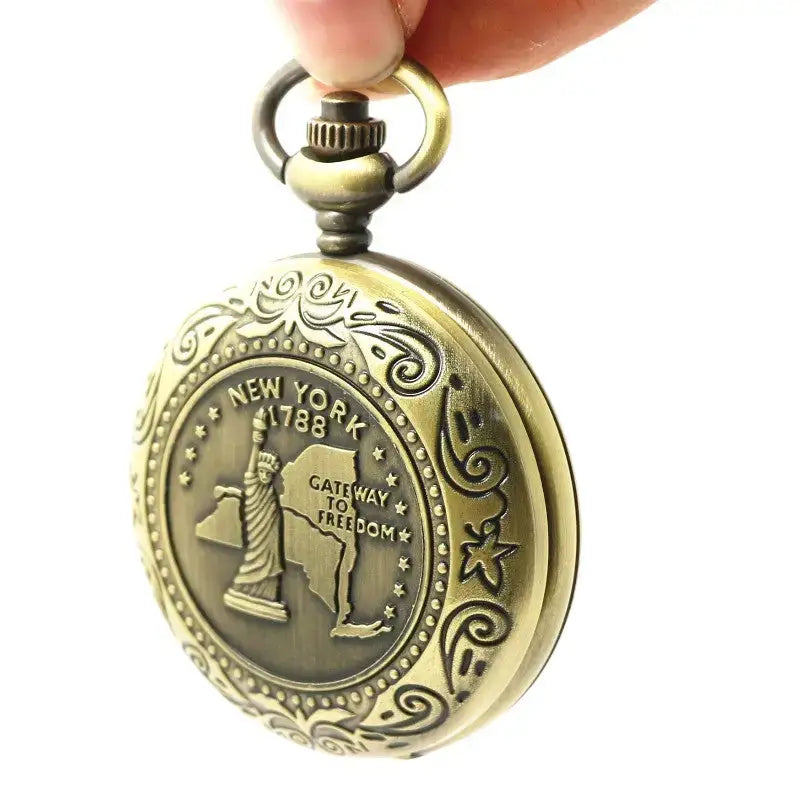 Boussole vintage style montre gousset décorative