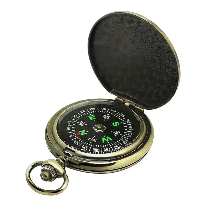 Boussole vintage style montre gousset décorative