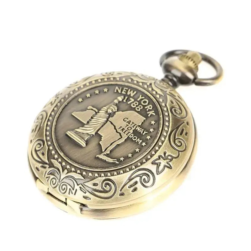 Boussole vintage style montre gousset décorative