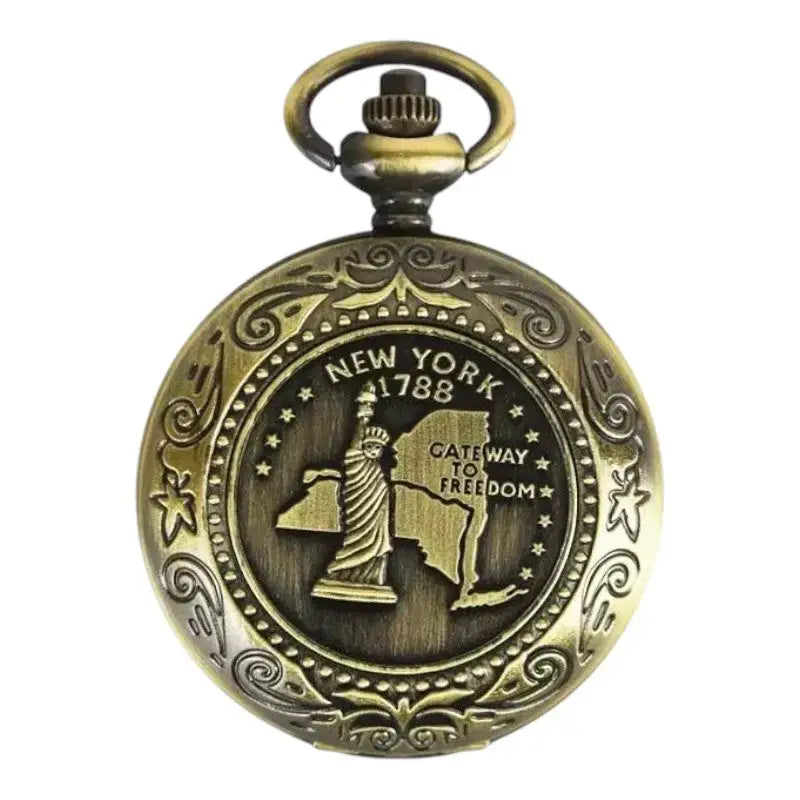 Boussole vintage style montre gousset décorative