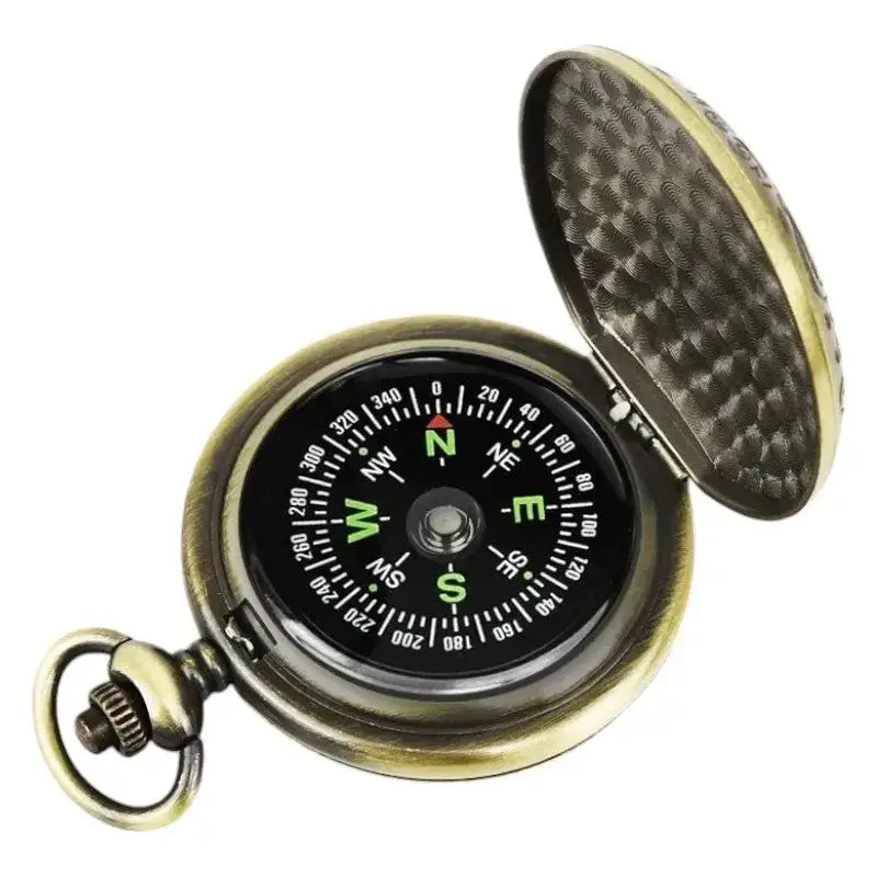 Boussole vintage style montre gousset décorative