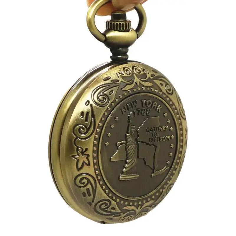 Boussole vintage style montre gousset décorative