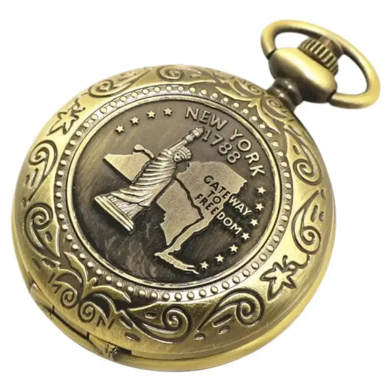 Boussole vintage style montre gousset décorative