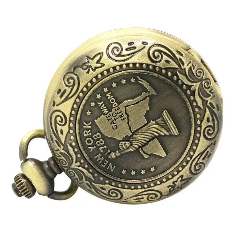 Boussole vintage style montre gousset décorative