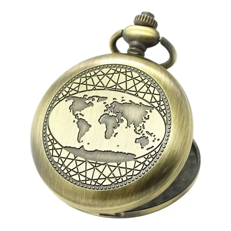 Boussole vintage style montre gousset décorative