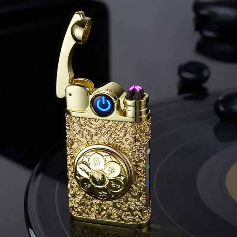 Briquet électrique arc rose gothique vintage