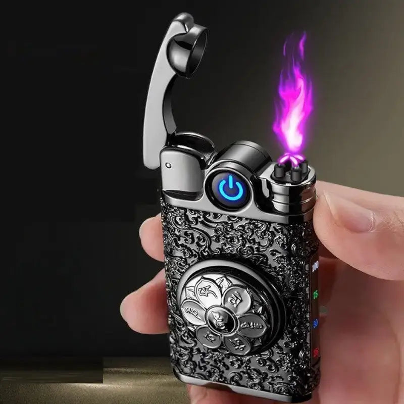 Briquet électrique arc rose gothique vintage