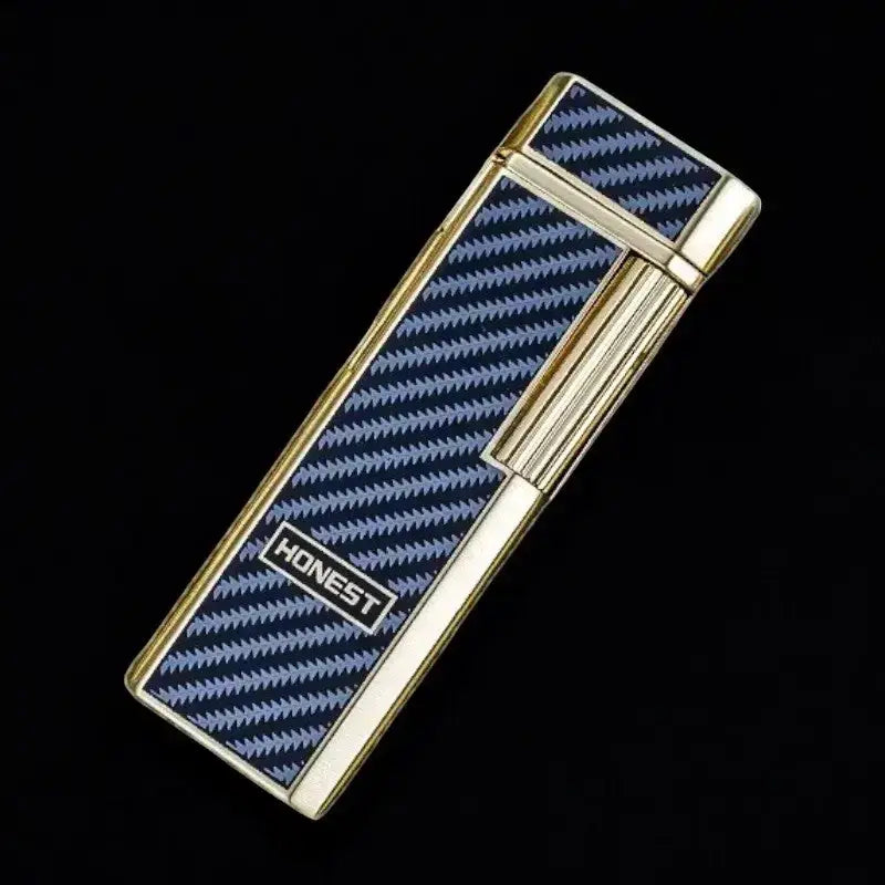Briquet tempête élégant doré rechargeable