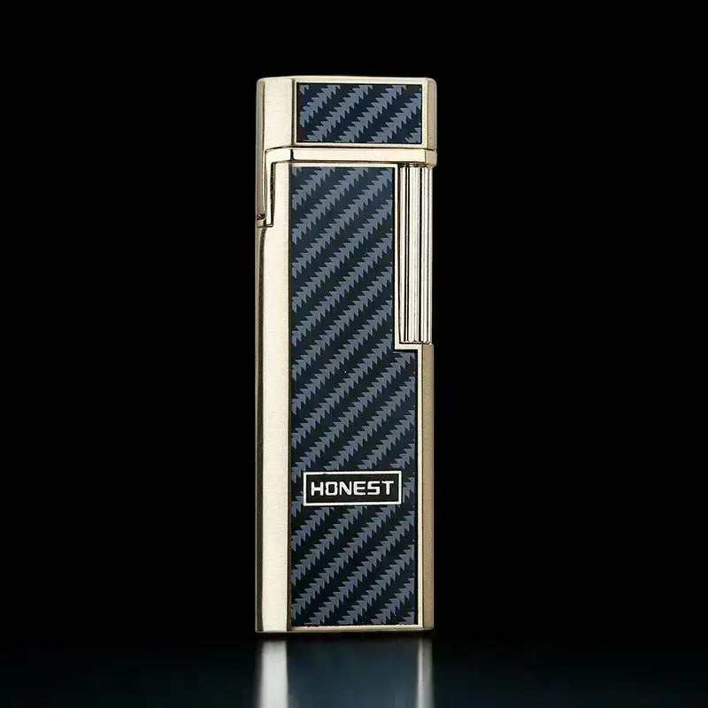 Briquet tempête élégant doré rechargeable