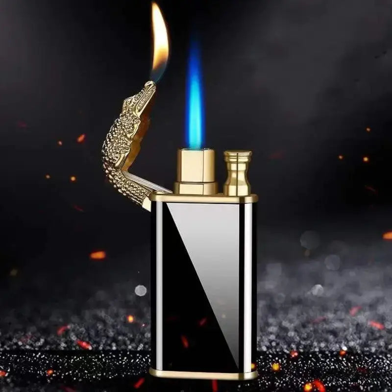 Briquet tempête flamme bleue puissant