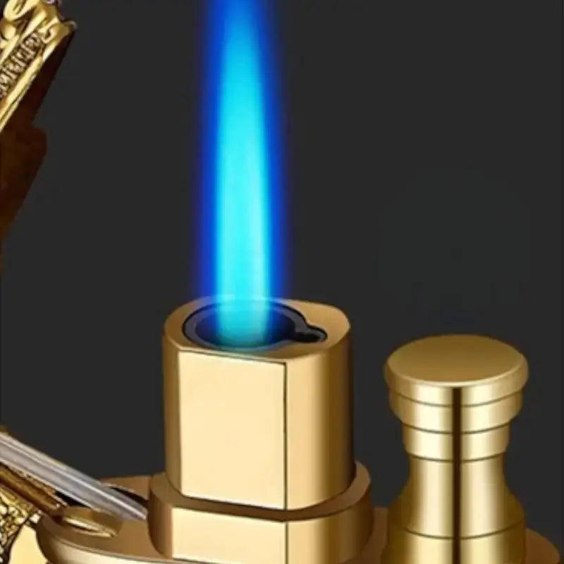 Briquet tempête flamme bleue puissant