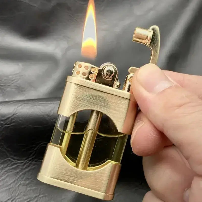 Briquet tempête laiton personnalisable élégant