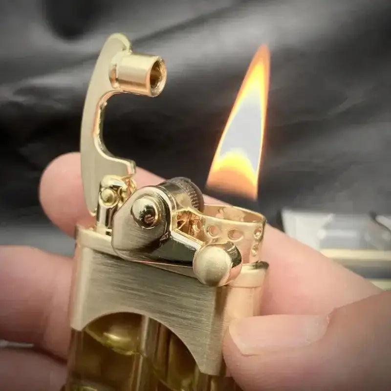 Briquet tempête laiton personnalisable élégant