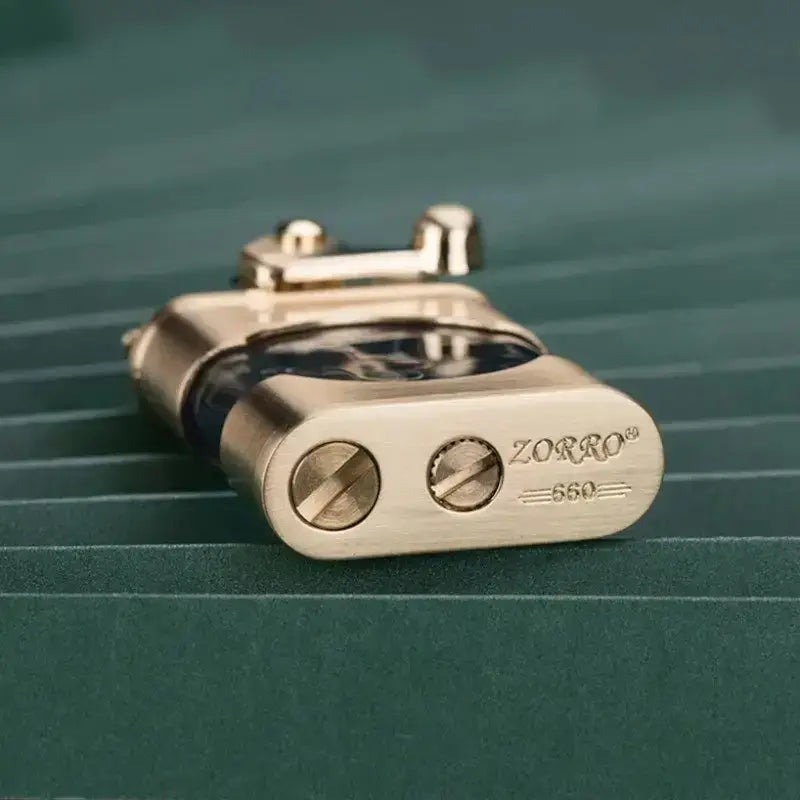 Briquet tempête laiton personnalisable élégant