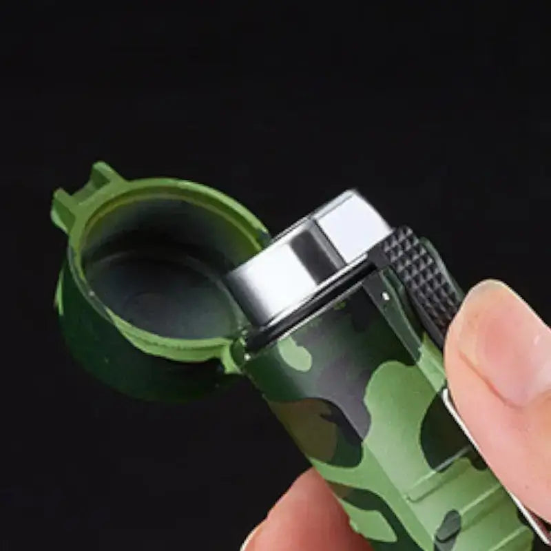 Briquet tempête lampe torche intégrée