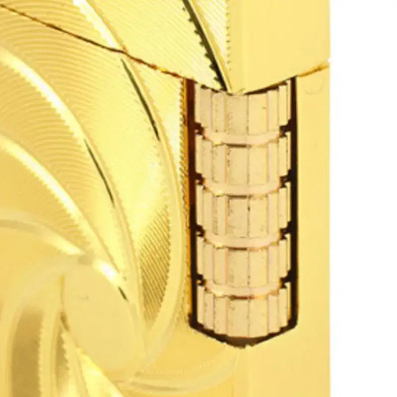Briquet tempête luxe finition dorée spirales