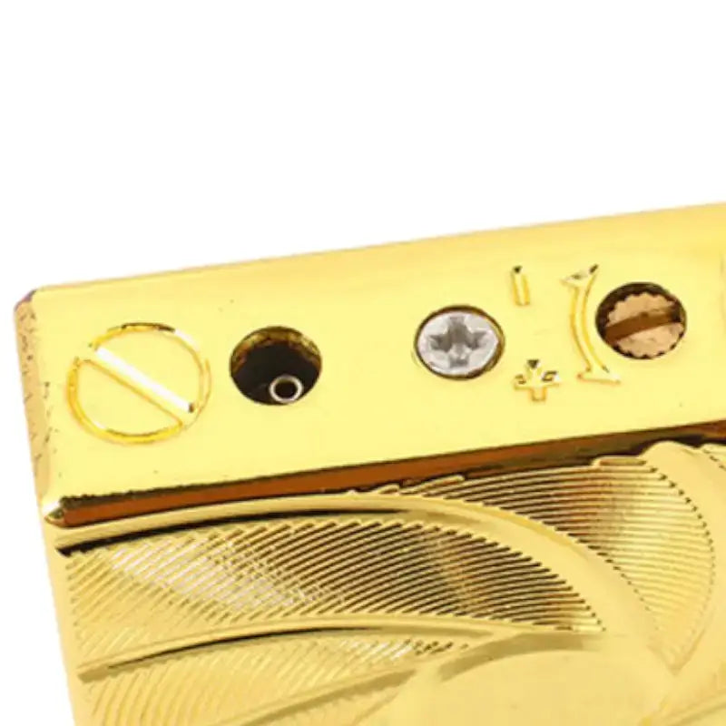 Briquet tempête luxe finition dorée spirales