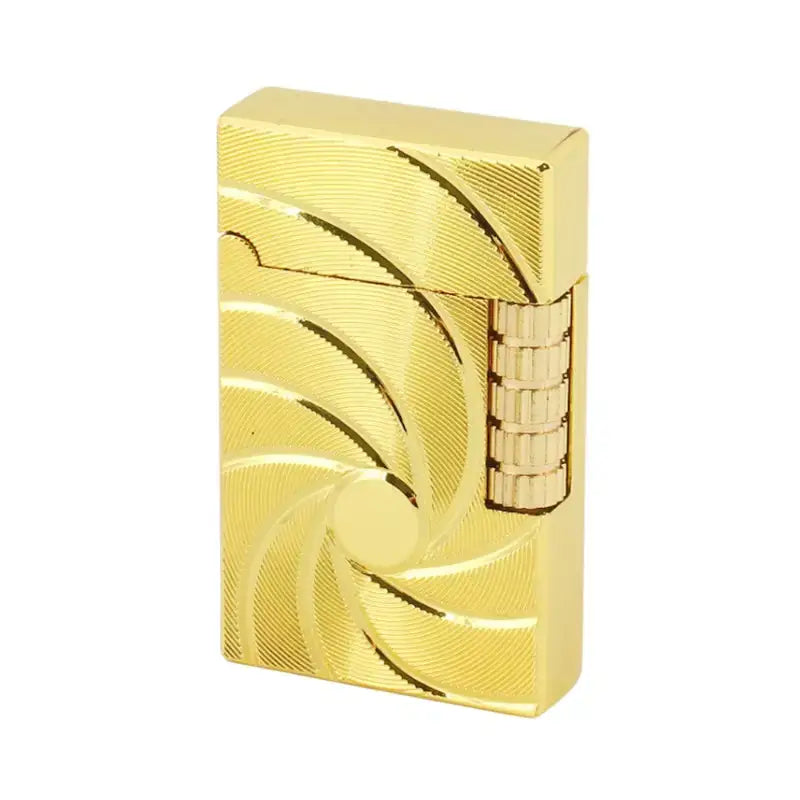 Briquet tempête luxe finition dorée spirales