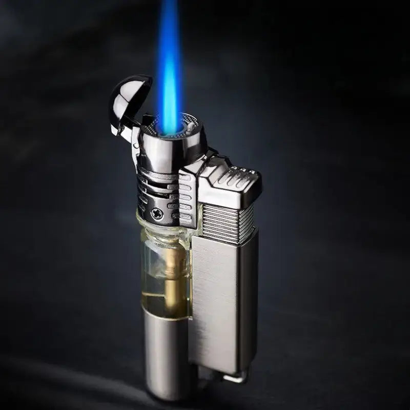 Briquet tempête rectangulaire métallique robuste
