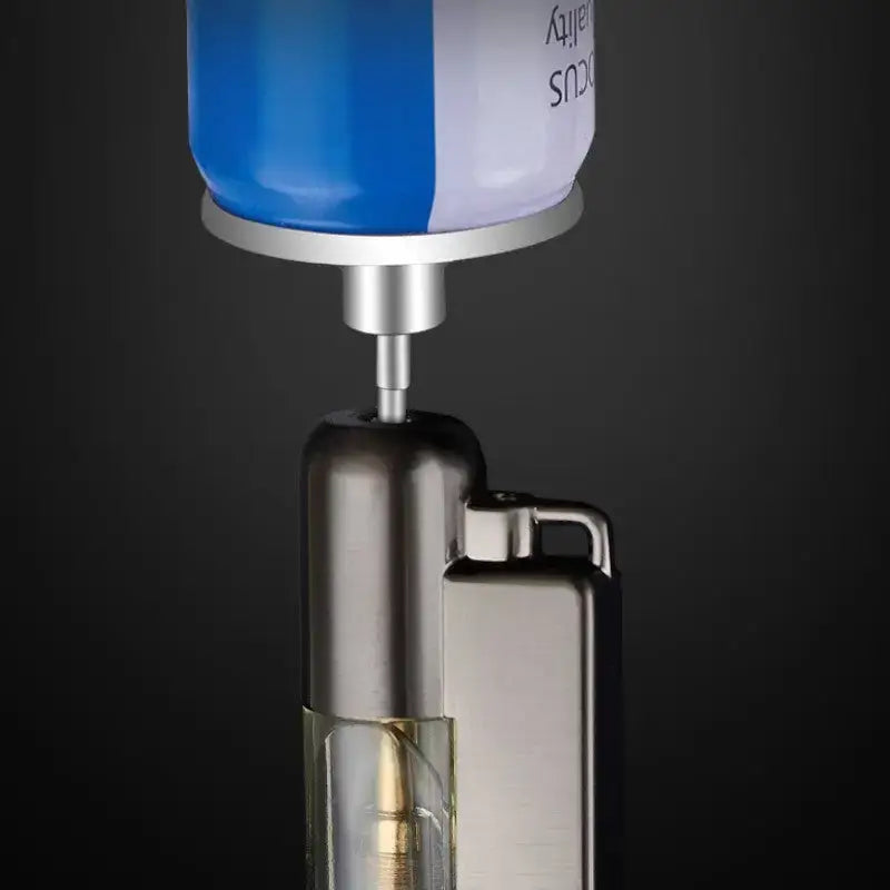 Briquet tempête rectangulaire métallique robuste