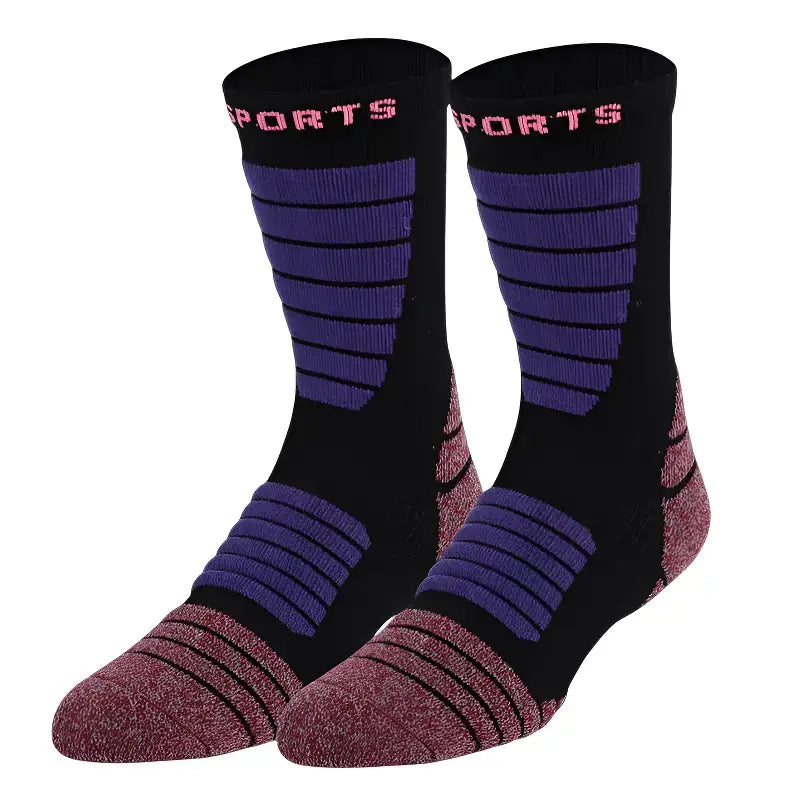 Chaussettes ski randonnée mérinos colorées