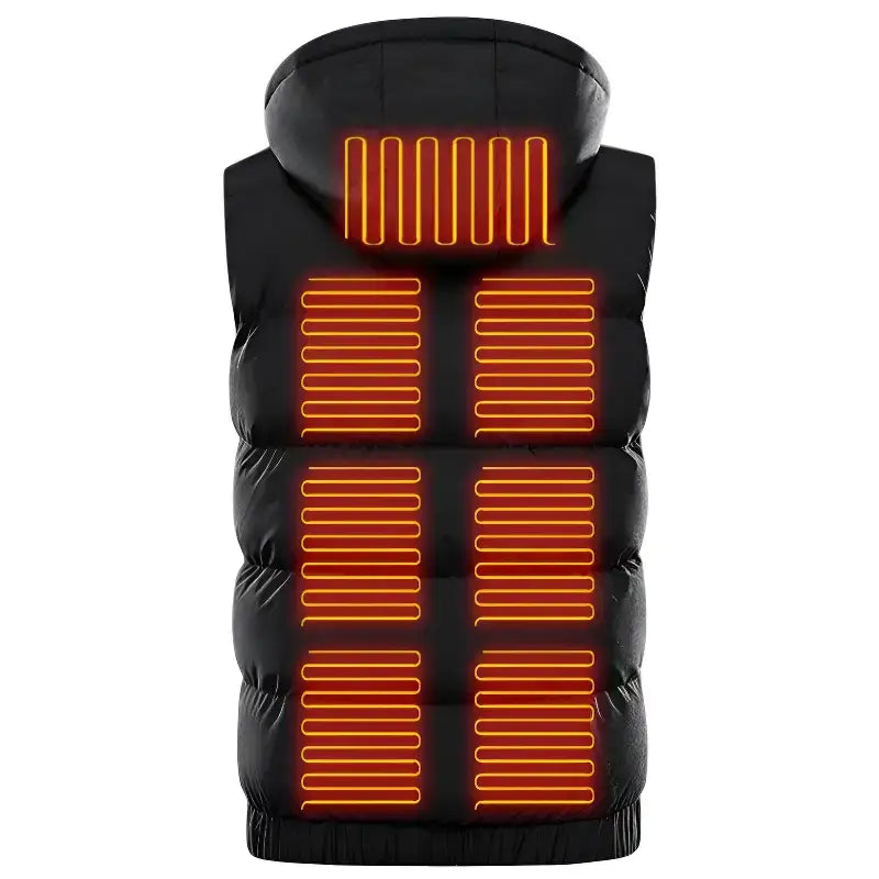 Gilet chauffante homme avec batterie