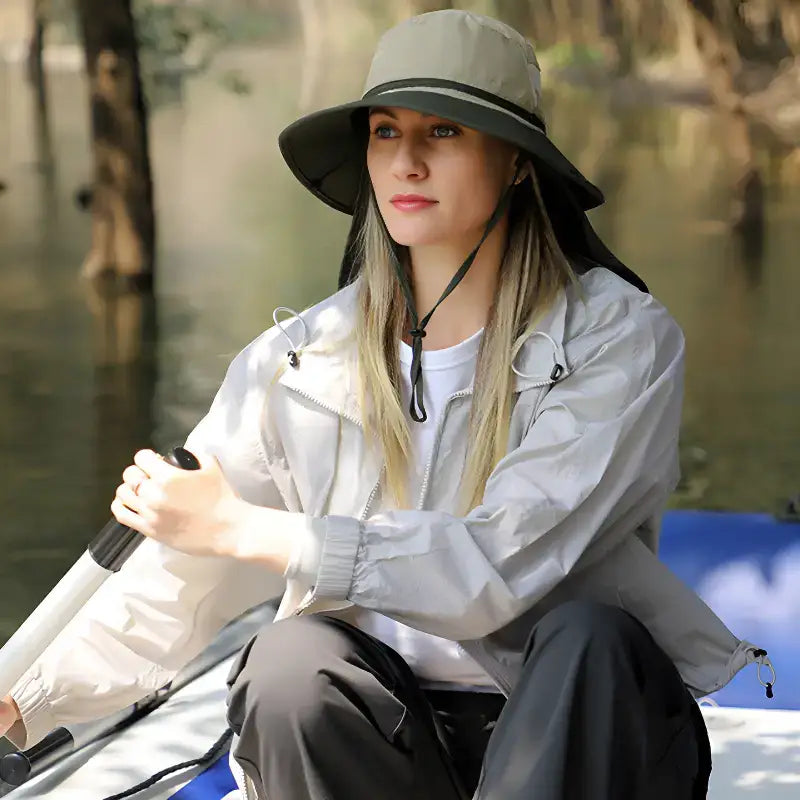 Chapeau randonnée femme anti-uv fonctionnel