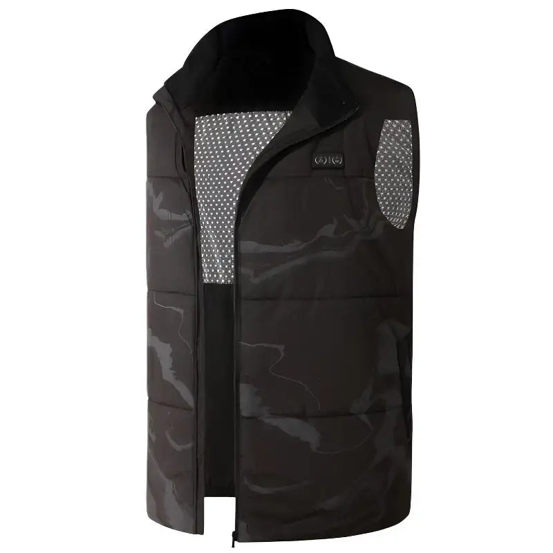 Gilet chauffant homme camouflage