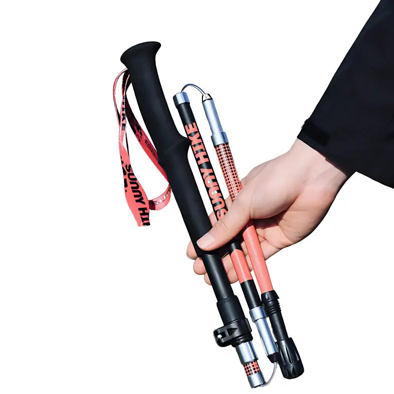 Bâton randonnée camping pliable unitaire