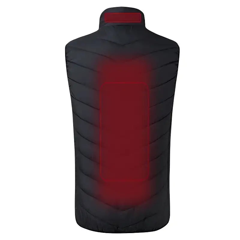 Gilet chauffant homme grande taille polyvalent