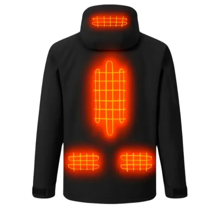 Veste homme chauffante montagne randonnée