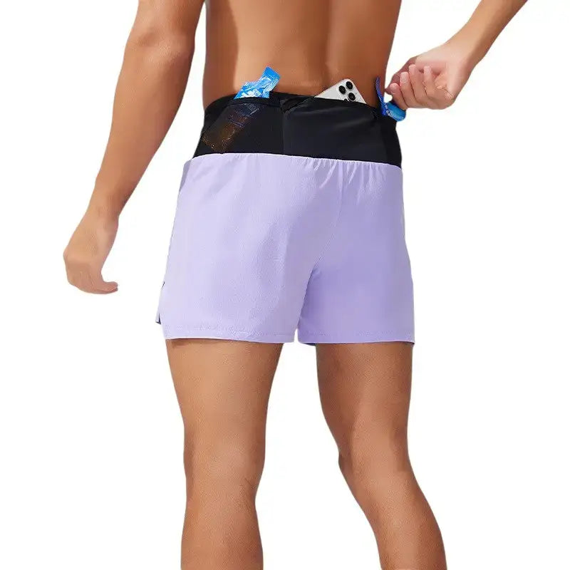 Short homme randonnée respirant technique