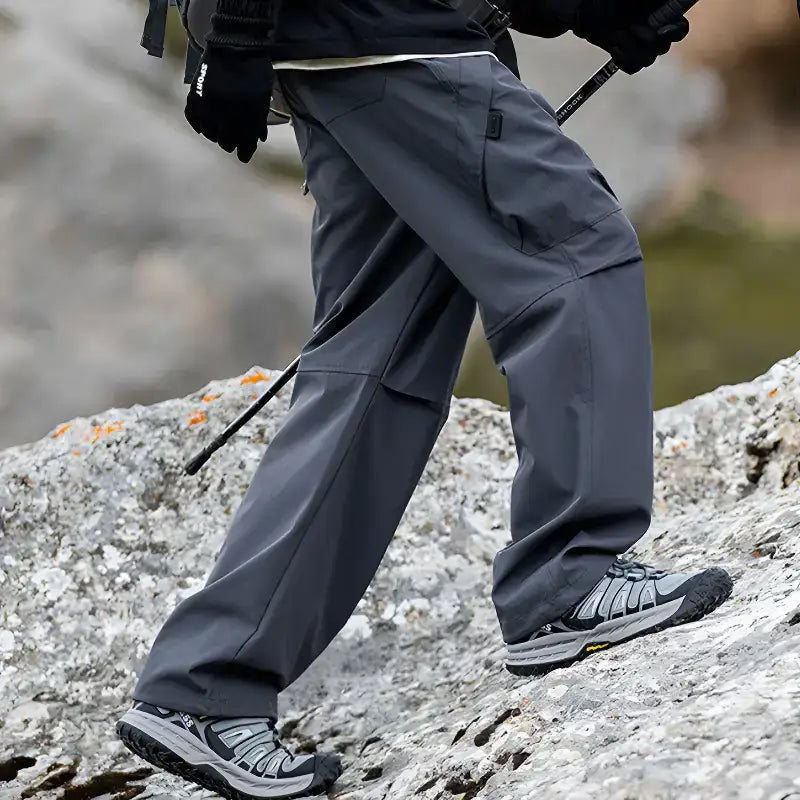 Pantalon cargo trekking hiver doublure polaire
