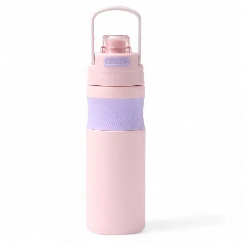 Gourde isotherme paille colorée lifestyle