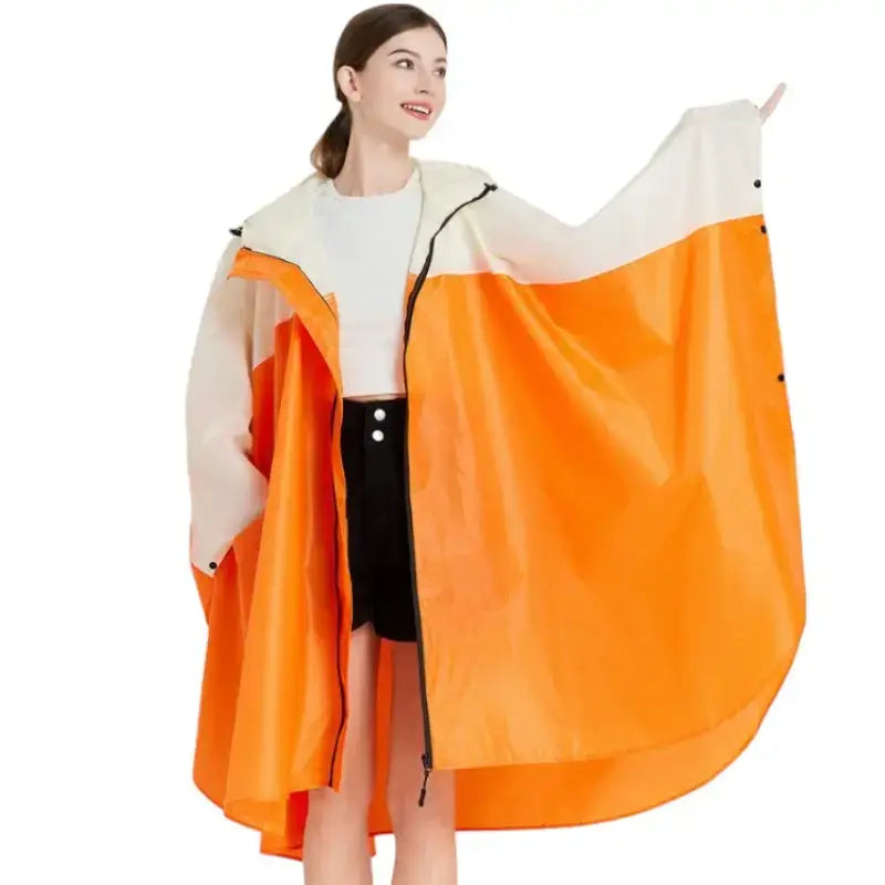 Poncho pluie femme coupe-vent imperméable