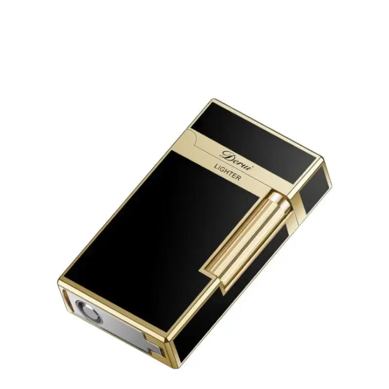Briquet gaz élégant finition dorée