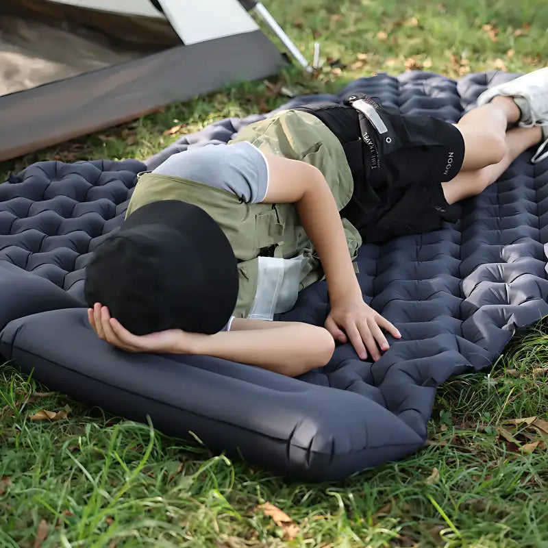 Matelas de sol double camping gonflable