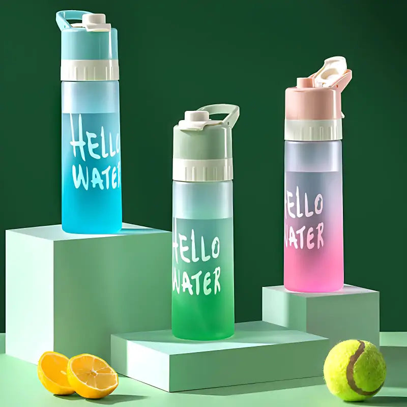 Gourde spray brumisateur sport été 650ml