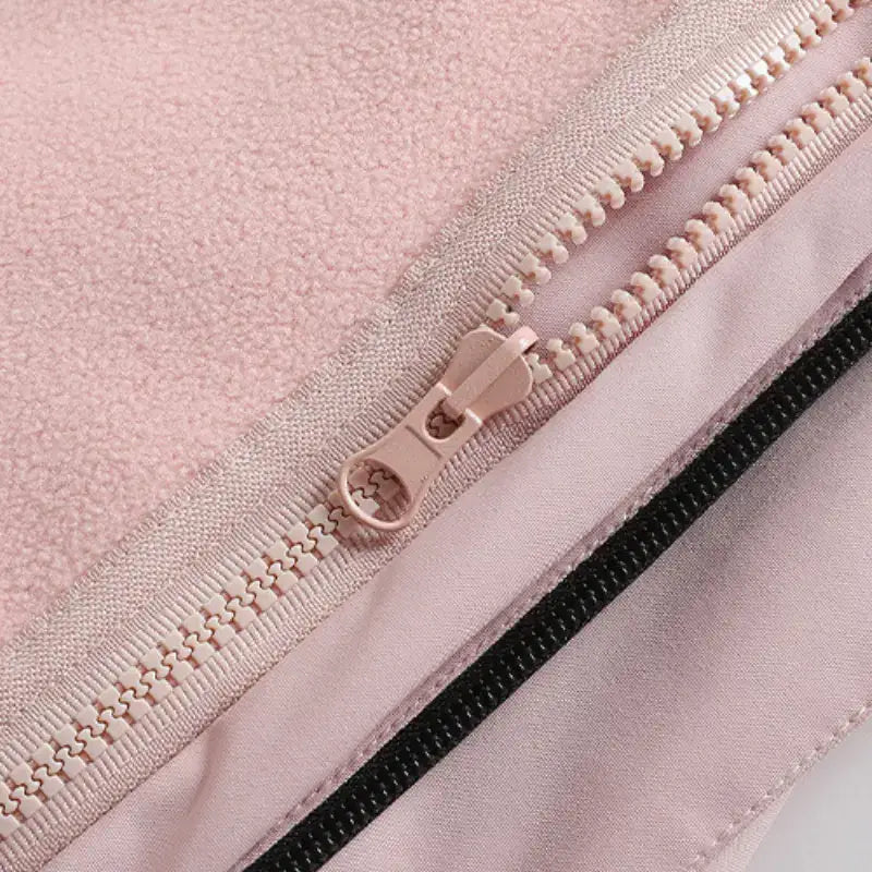 Veste randonnée chaude coloris pastel