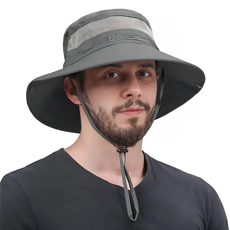 Chapeau randonnée ventilé respirant