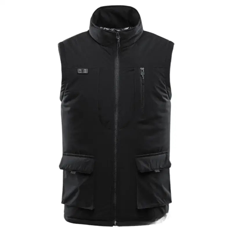 Gilet chauffant homme travail 6 zones