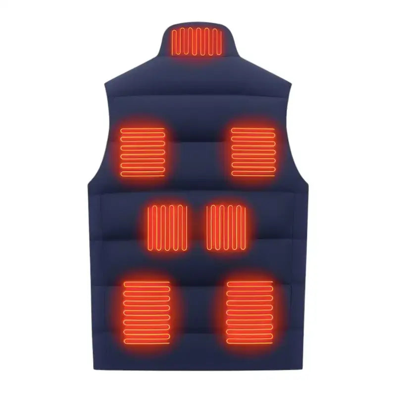 Gilet chauffant homme grande taille