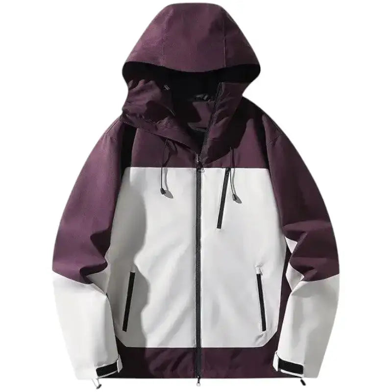 Veste homme bicolore streetwear hiver