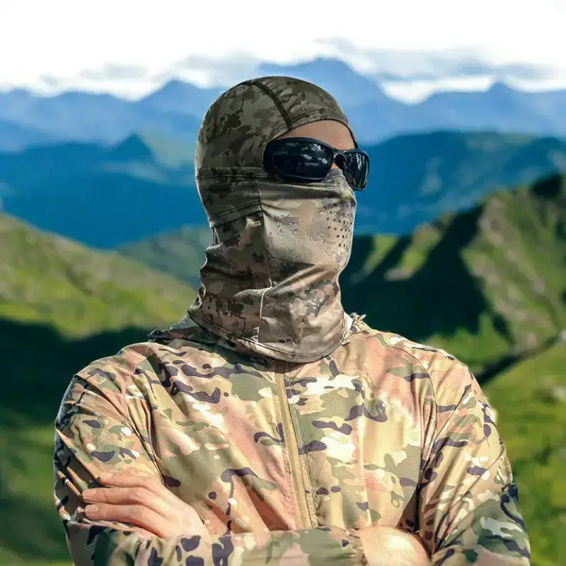 Cagoule militaire camouflage tactique