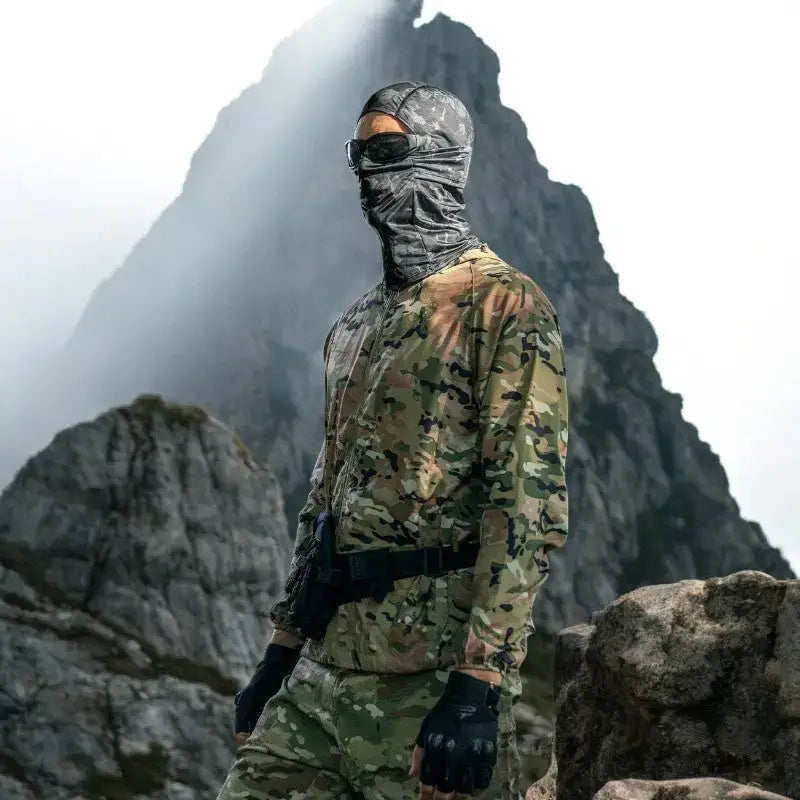 Cagoule militaire camouflage tactique